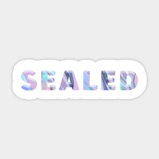 Sealed Tie Dye Sticker